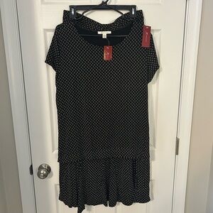 JM Collection Skirt Set NWT, Black‎ XL (top & skirt)
